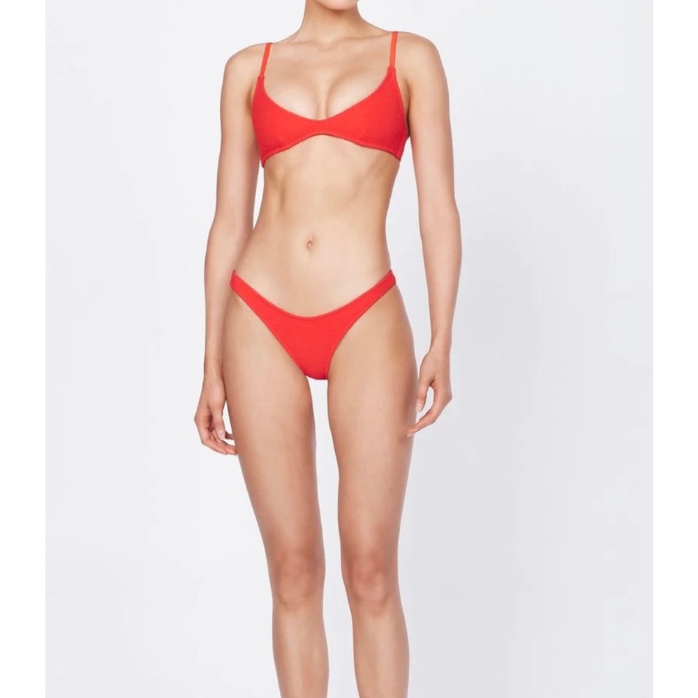 Triangl bikini - MAIA - CERISE TERRY